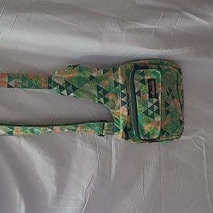 Kavu Triangle Geometric Multi Pocket Outdoor Zipper Hiking Bag